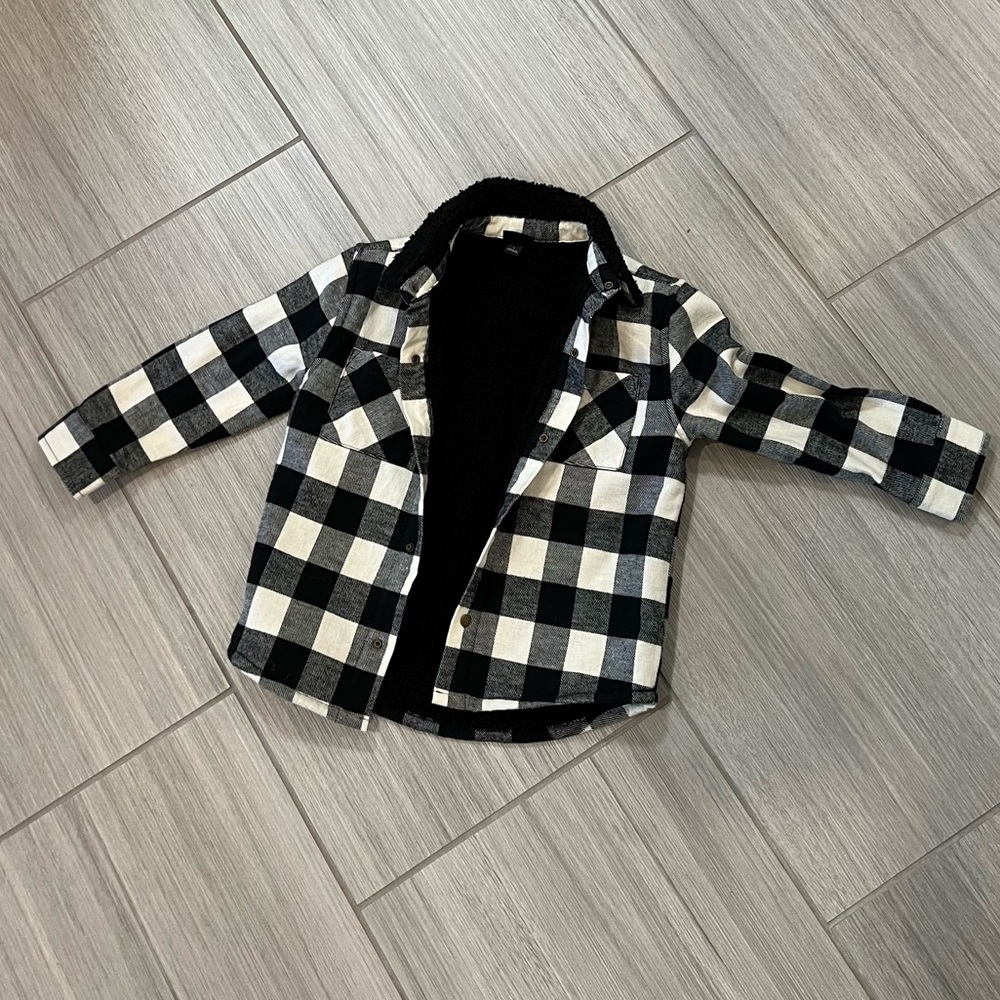 Art Class 3T Sherpa Lined Shacket